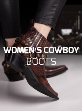 Cowboy ankle boots